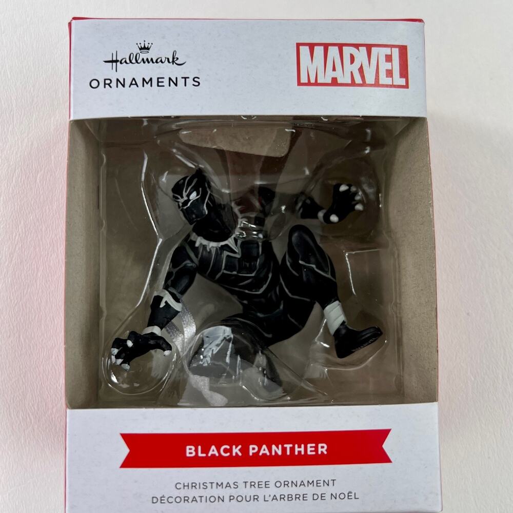 Christmas Ornament Hallmark Marvel Superhero Black Panther Chadwick‎ Boseman